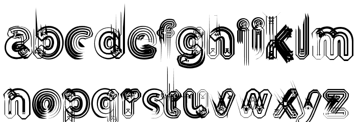 TH3 MACHINE Font LOWERCASE