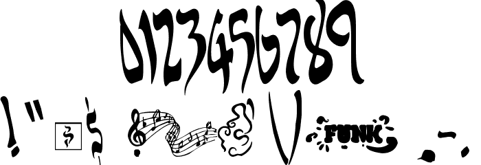 THA FUNK - URBAN HOOK-UPZ Font OTHER CHARS