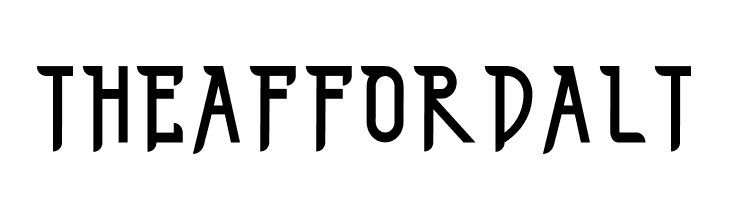 THE AFFORD ALT  免费字体下载