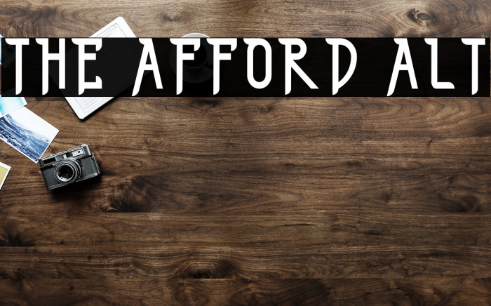 THE AFFORD ALT Example 1