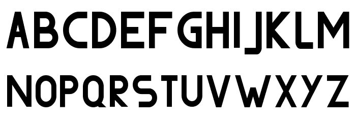THE AFFORD DEMO Font LOWERCASE