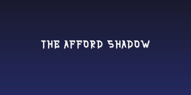 THE AFFORD Shadow Social Header