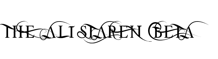 THE ALISTAREN BETA  免费字体下载