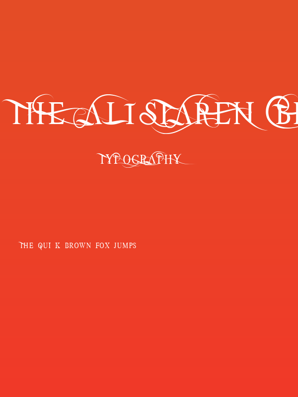 THE ALISTAREN BETA Poster