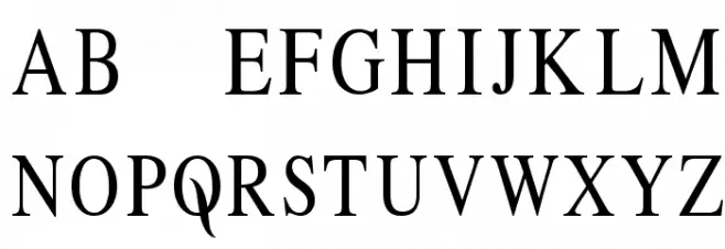 THE ALISTAREN BETA 字体 小写