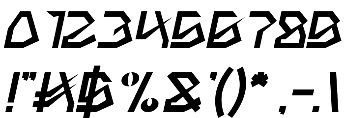 THE AMAZING ME Bold Italic Font OTHER CHARS