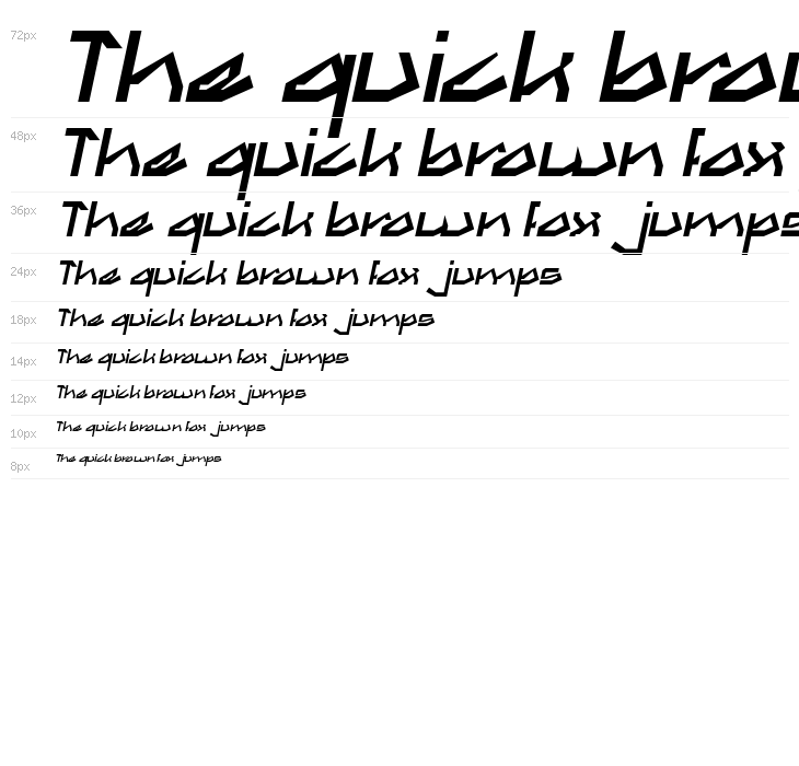 THE AMAZING ME Bold Italic Waterfall