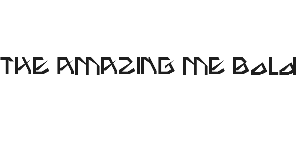 THE AMAZING ME Bold Logo