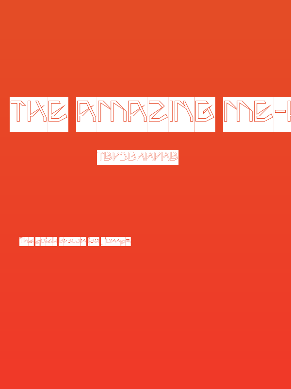THE AMAZING ME-Hollow-Inverse Poster