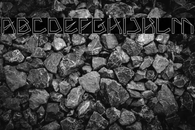 THE AMAZING ME-Hollow Font examples