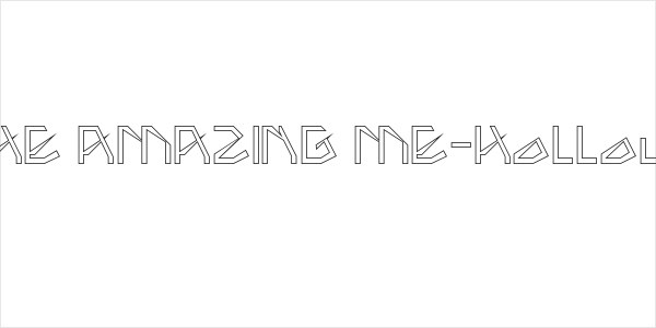 THE AMAZING ME-Hollow Logo