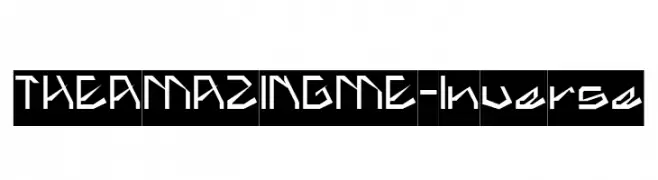 THE AMAZING ME-Inverse  Descarca Fonturi Gratis