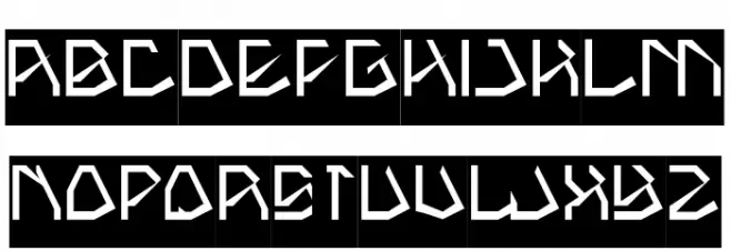 THE AMAZING ME-Inverse Schriftart Groß