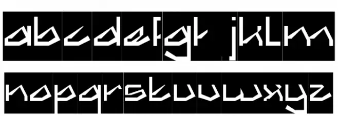 THE AMAZING ME-Inverse 字体 小写