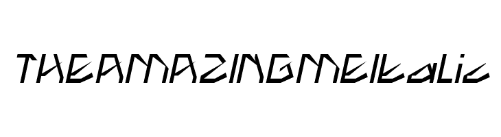 THE AMAZING ME Italic  baixar fontes gratis