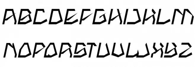 THE AMAZING ME Italic फ़ॉन्ट अपरकेस