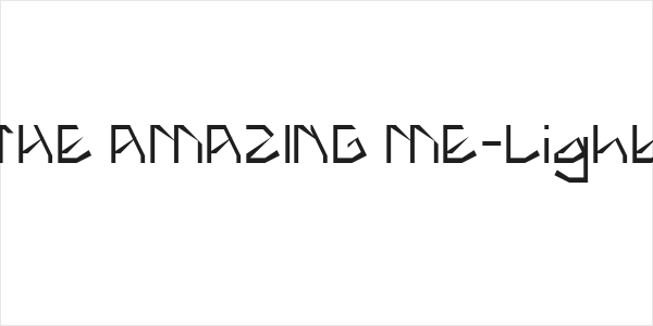 THE AMAZING ME-Light Logo