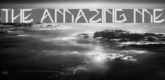 THE AMAZING ME Font examples