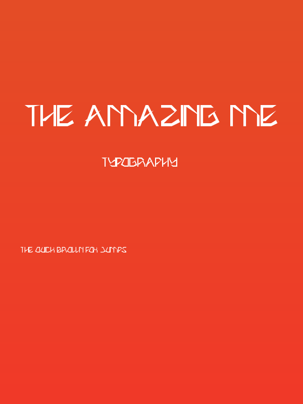 THE AMAZING ME Poster