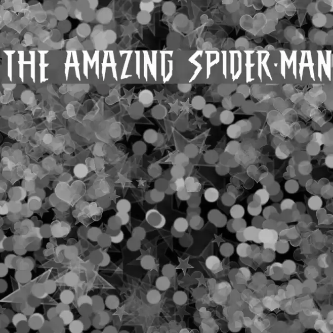 THE AMAZING SPIDER-MAN フォント examples