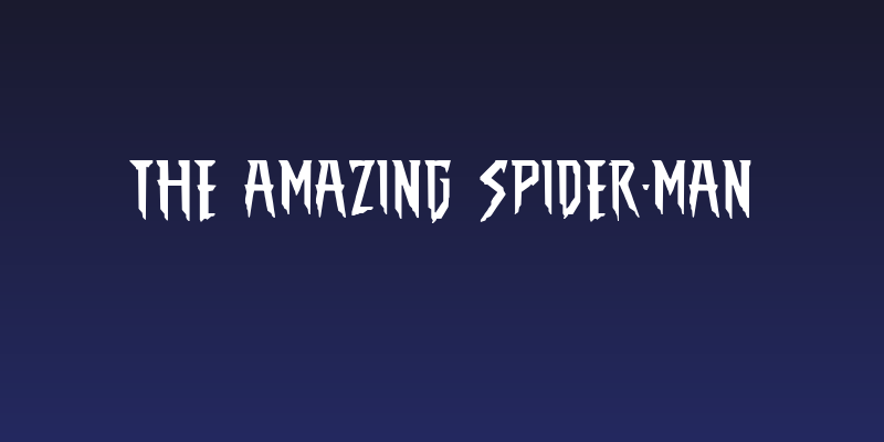 THE AMAZING SPIDER-MAN Social Header