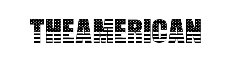 THE AMERICAN  font caratteri gratis