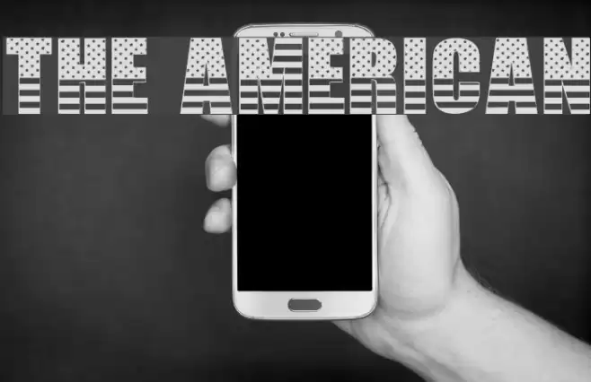 THE AMERICAN Font examples