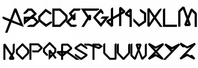 THE ART Schriftart Groß
