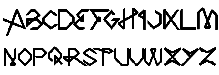 THE ART Font LOWERCASE