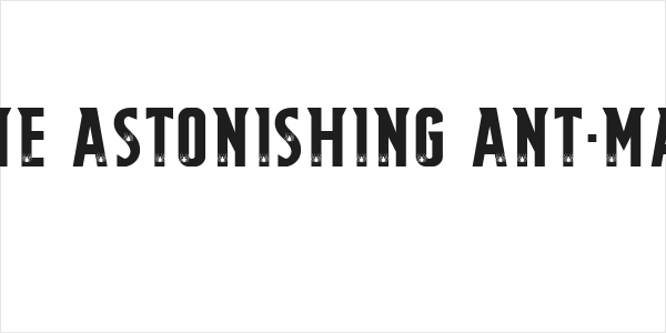 THE ASTONISHING ANT-MAN Logo