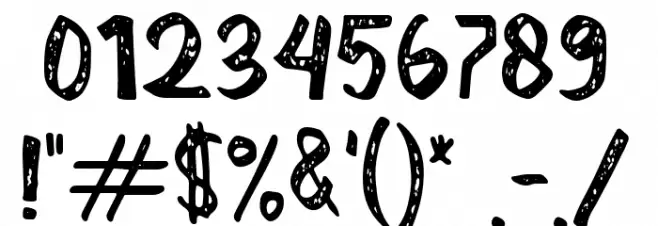 THE BENTAR Font OTHER CHARS