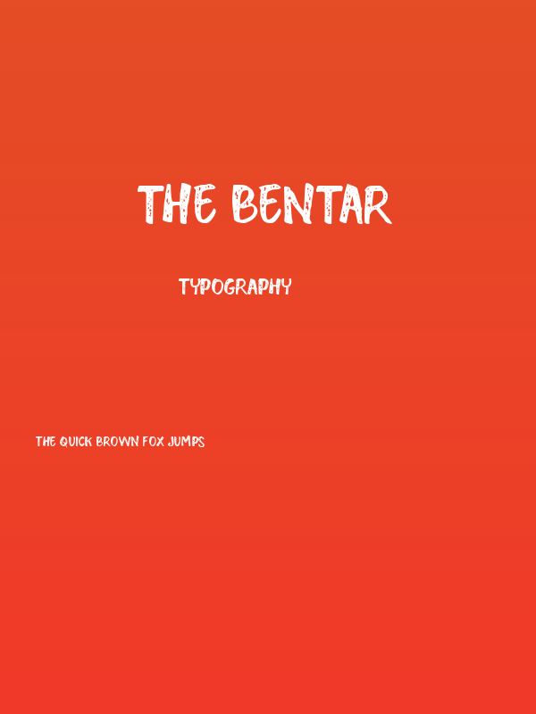 THE BENTAR Poster
