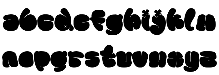 THE BOLD STREET Font LOWERCASE