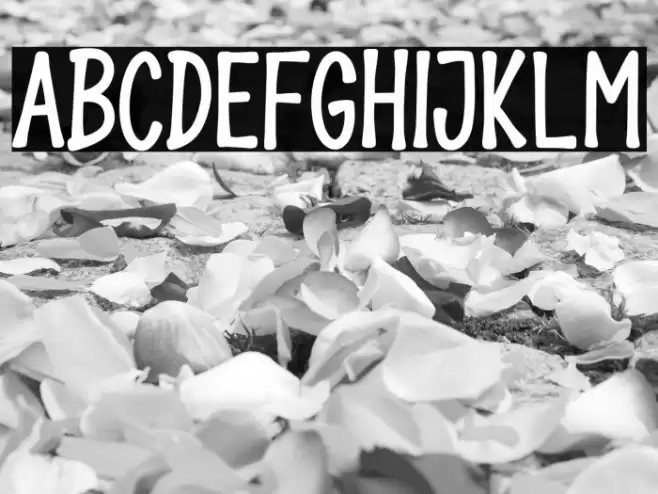 THE BONES Font examples