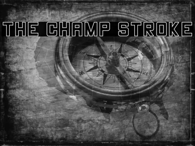 THE CHAMP Stroke Font examples