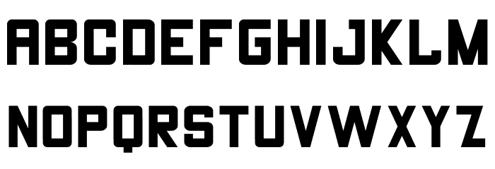 THE CHAMP Font LOWERCASE
