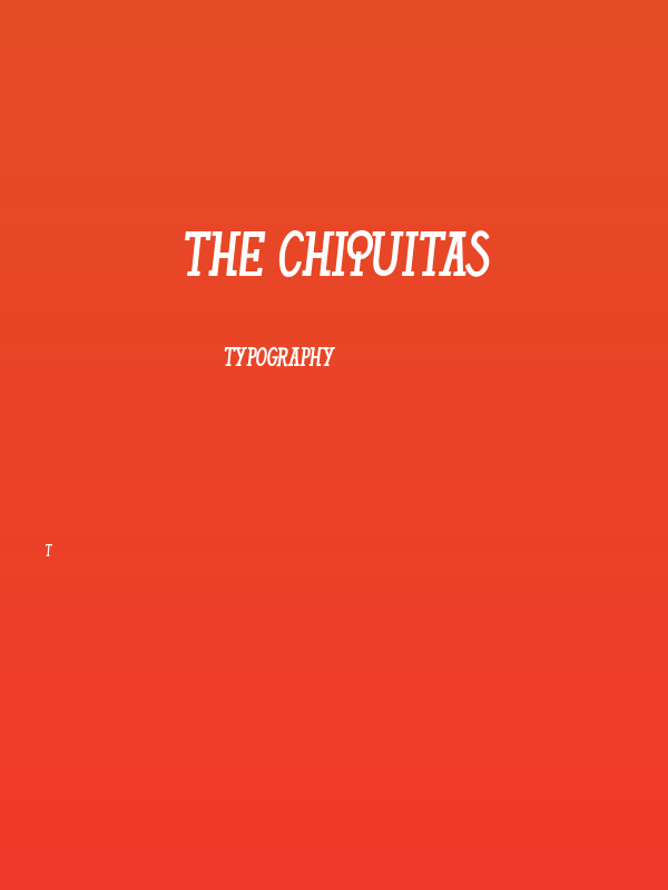 THE CHIQUITAS Poster