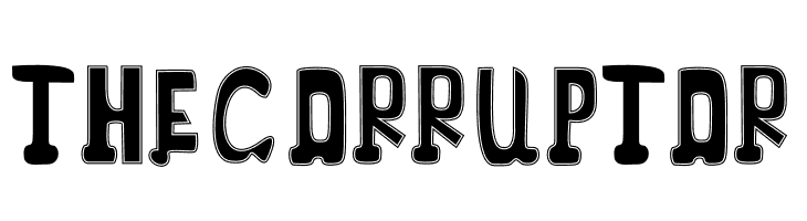 THE CORRUPTOR  baixar fontes gratis