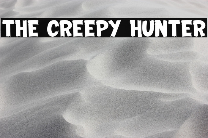 THE CREEPY HUNTER Example 1
