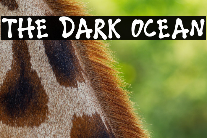 THE DARK OCEAN Example 3