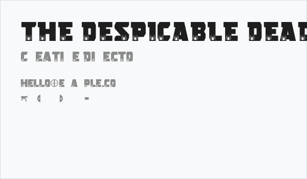 THE DESPICABLE DEADPOOL Business Card