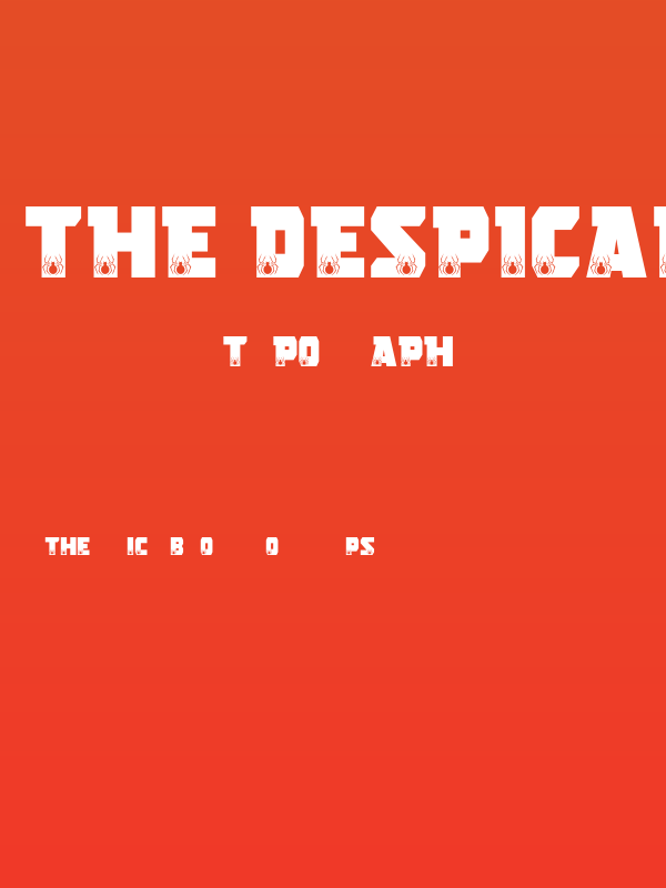 THE DESPICABLE DEADPOOL Poster