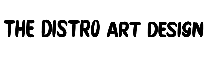 THE DISTRO art design  Fuentes Gratis Descargar
