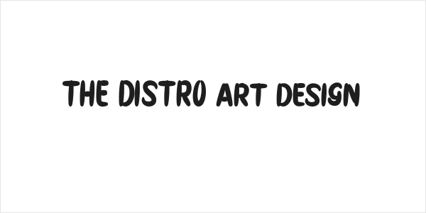 THE DISTRO art design Logo