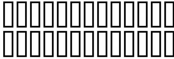 THE FONT 字体 大写