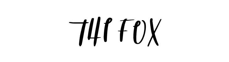 THE FOX  Fuentes Gratis Descargar