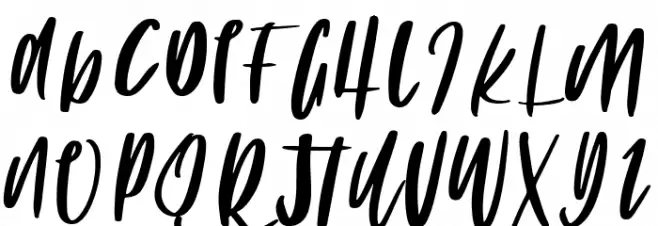 THE FOX फ़ॉन्ट अपरकेस