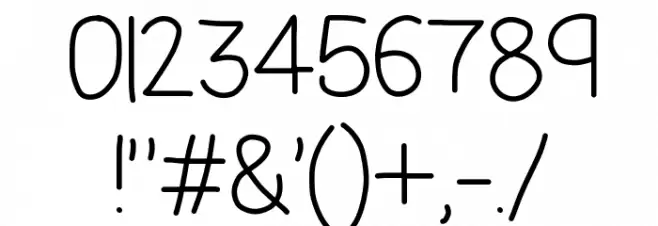 THE FRIENDLY INDIANS Font OTHER CHARS