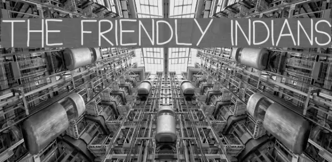 THE FRIENDLY INDIANS Font examples