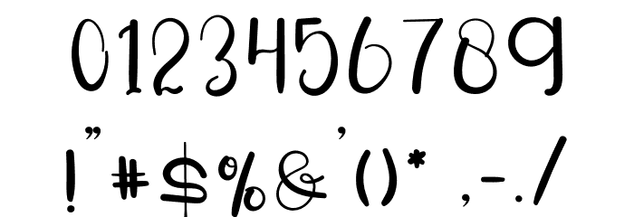 THE Fashions Font OTHER CHARS